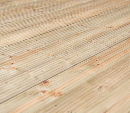 Ovolo Wooden Pergola and Decking Kit