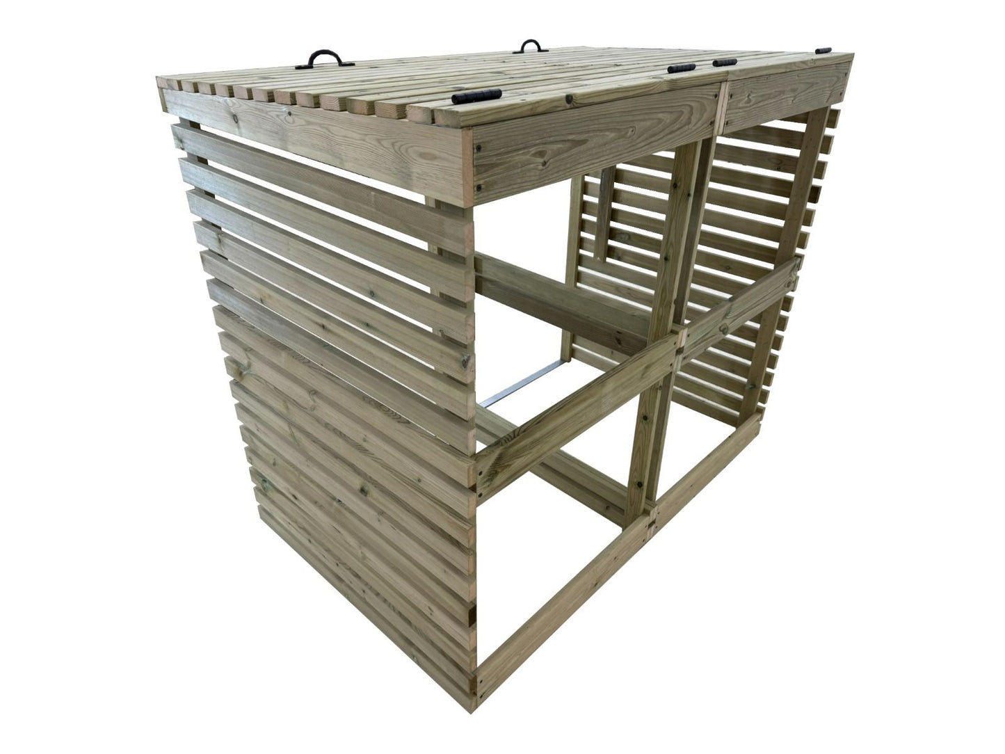 Binhaven Slatted Wheelie Bin Storage Unit
