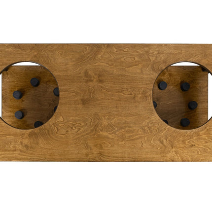 "Grill Table Fits All" BBQ Kitchen Space for Dual Kamado Ceramic Smokers