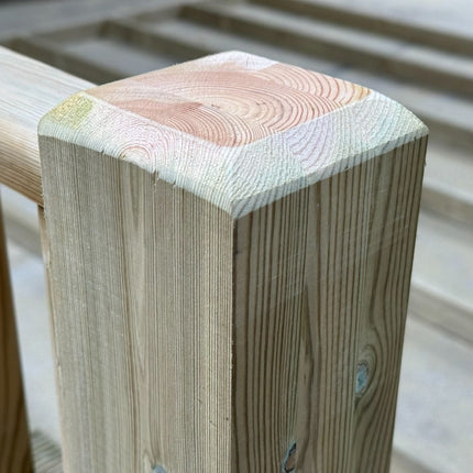 Decking Kit With Three Side Balustrade