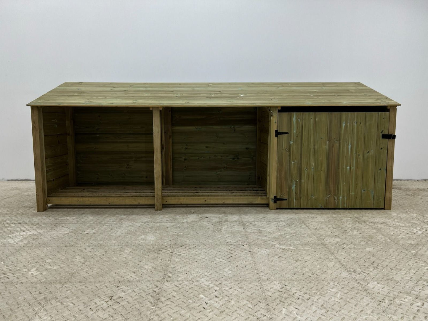 Wooden Garden Tool Storage W-335cm, H-126cm or 180cm, D-88cm