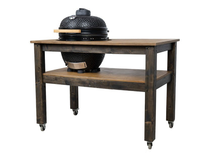 BBQ Space Outdoor Kitchen Islands, for Kamado Joe (Big Joe 3) Ceramic smoker (1.6m Length, with wheels)