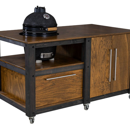 "Chef's Mate" BBQ Grill Table, Kitchen space for all ceramic kamado cookers