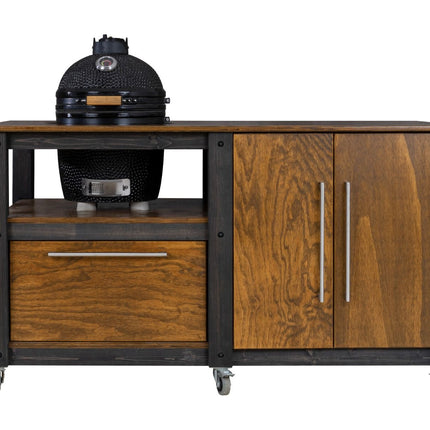 "Chef's Mate" BBQ Grill Table, Kitchen space for all ceramic kamado cookers