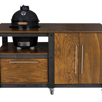 "Chef's Mate" BBQ Grill Table, Kitchen space for all ceramic kamado cookers