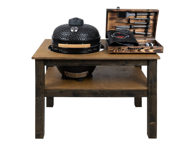 BBQ Space Outdoor Kitchen Islands, for Kamado Bono Limited Ceramic smoker (1.2m Length)
