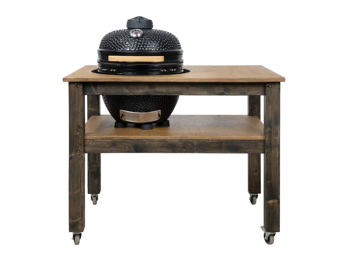 BBQ Space Outdoor Kitchen Islands, for Kamado Joe (Junior) Ceramic smoker (1.2m Length, with wheels)