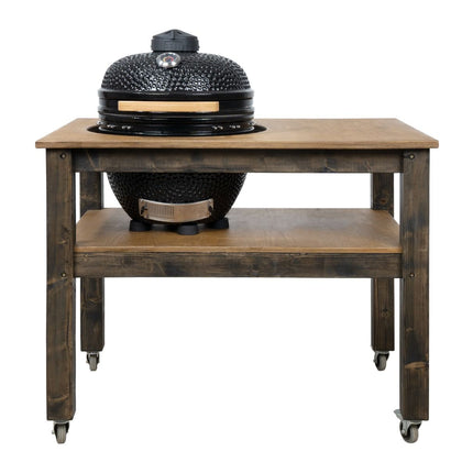 BBQ Space Outdoor Kitchen Islands, for Kamado Joe (Big Joe 3) Ceramic smoker (1.2m Length, with wheels)
