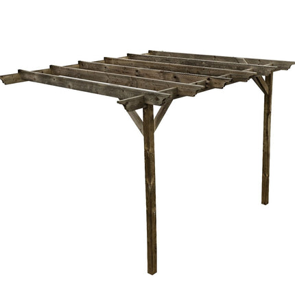 Wall Mounted Wooden Pergola Kit - Orchid Design