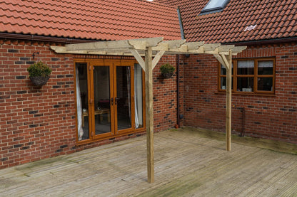 Wall Mounted Wooden Pergola Kit - Dinasty Design