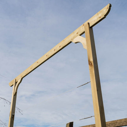 Screen Pergola, Plant Climbing Arbour - Corbel Sculpted Brace