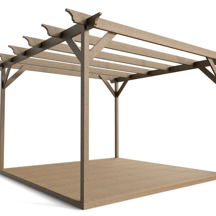 Champion Wooden Pergola and Decking Kit