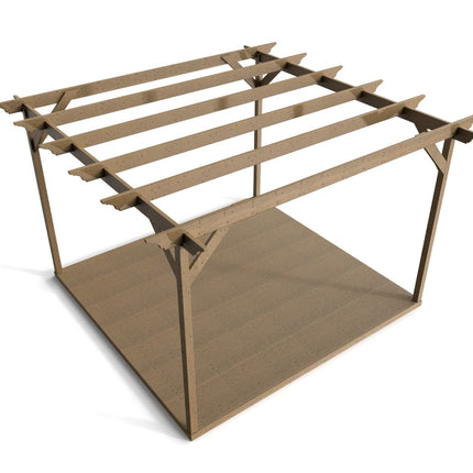 Orchid Wooden Pergola and Decking Kit