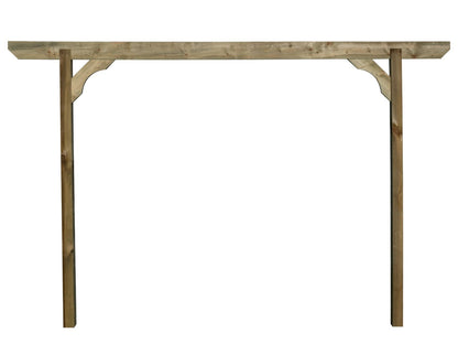 Screen Pergola, Plant Climbing Arbour - Chamfered Sculpted Brace