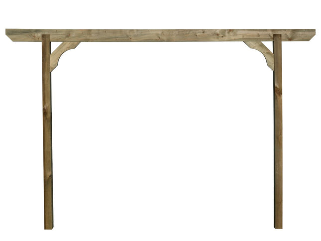 Screen Pergola, Plant Climbing Arbour - Chamfered Sculpted Brace