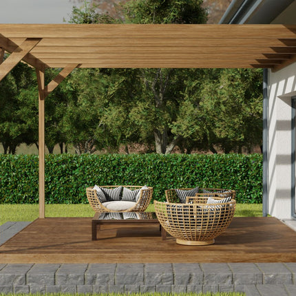 Wall Mounted Pergola and Decking Kit Disnasty Design