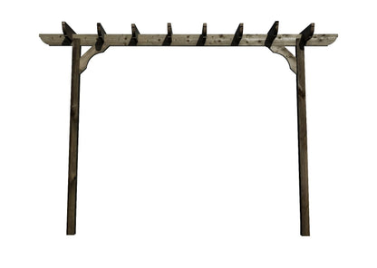 Corbel Single Beam Pergola, Plant Climbing Arbour - Sculpted brace