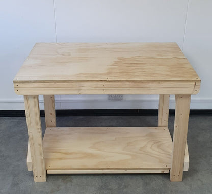 Wooden Workbench Superior Strength 18mm Plywood Top