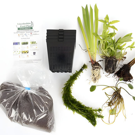 Pond Starter Packs - Pond topup Packs - Oxygenating - Compost and Pots Potted