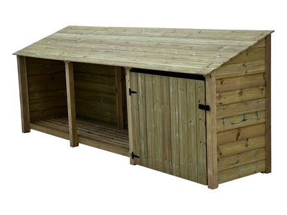 Wooden Garden Tool Storage W-335cm, H-126cm or 180cm, D-88cm