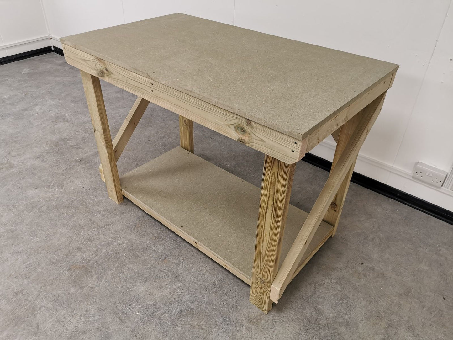 Wooden Workbench 18mm uniMDF Moisture Resistant Top