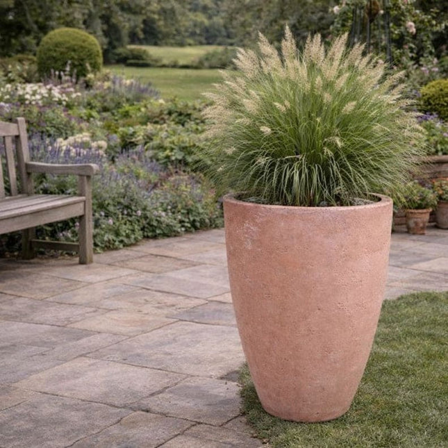 Vessara | Blushstone – 100cm XXL Concrete Vase Planter – 172L Tall Plant Pot