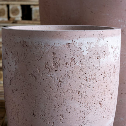 Vessara | Blushstone – 62cm Extra Large Tall Concrete Planter – 31L Decorative Vase Pot