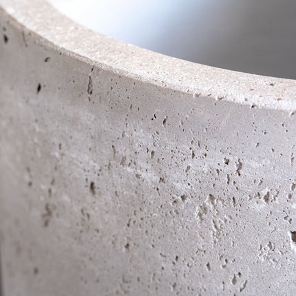 Vessara | Truffle – 62cm Tall Concrete Planter – 31L Vase-Style Plant Pot