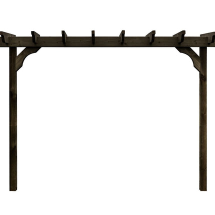 Sculpted Double Beam Pergola, Plant Climbing Arbour - Sculpted brace