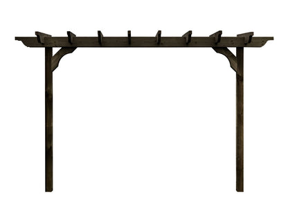 Sculpted Double Beam Pergola, Plant Climbing Arbour - Sculpted brace