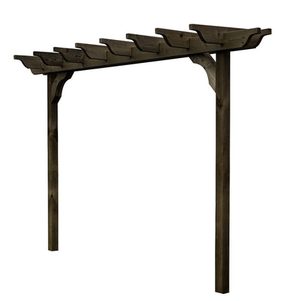 Sculpted Double Beam Pergola, Plant Climbing Arbour - Sculpted brace