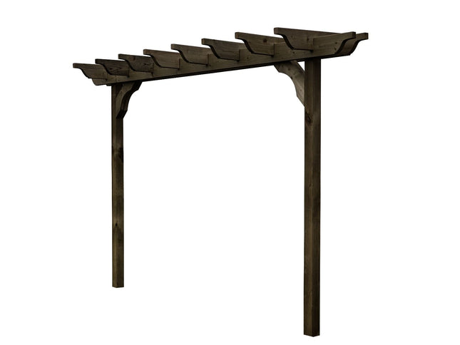 Sculpted Double Beam Pergola, Plant Climbing Arbour - Sculpted brace