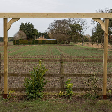 Screen Double Beam Pergola, Plant Climbing Arbour - Sculpted Brace