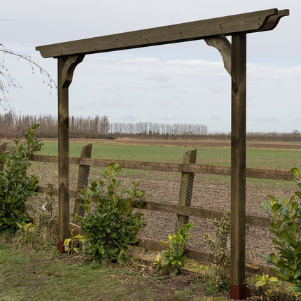 Screen Double Beam Pergola, Plant Climbing Arbour - Sculpted Brace