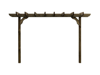 Corbel Double Beam Pergola, Plant Climbing Arbour - Sculpted brace