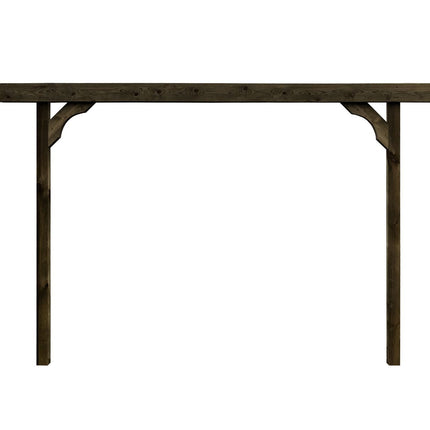 Screen Double Beam Pergola, Plant Climbing Arbour - Corbel Sculpted Brace
