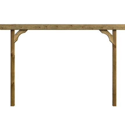 Screen Double Beam Pergola, Plant Climbing Arbour - Corbel Sculpted Brace