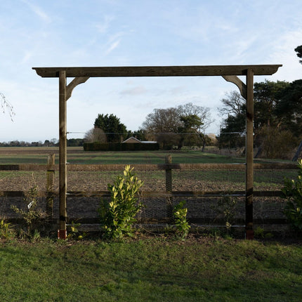 Screen Pergola, Plant Climbing Arbour - Longhorn Sculpted Brace