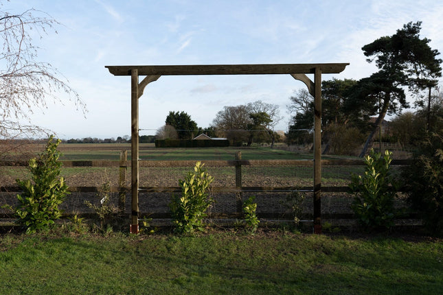 Screen Pergola, Plant Climbing Arbour - Longhorn Sculpted Brace