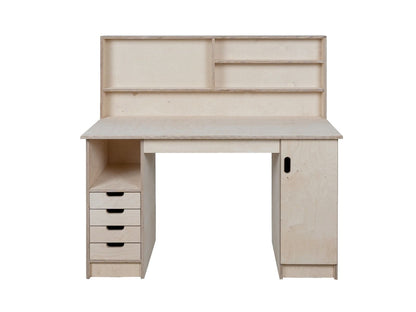 Multi-purpose wooden workbench, storage cabinet Olympus-7