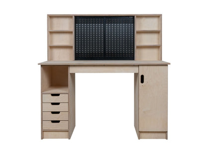 Multi-purpose wooden workbench, storage cabinet Olympus-7