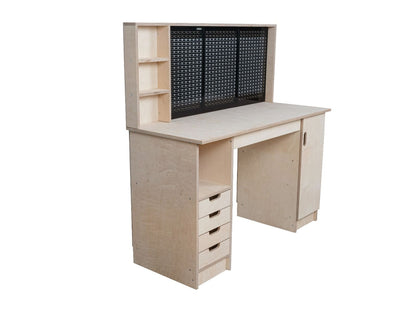 Multi-purpose wooden workbench, storage cabinet Olympus-7