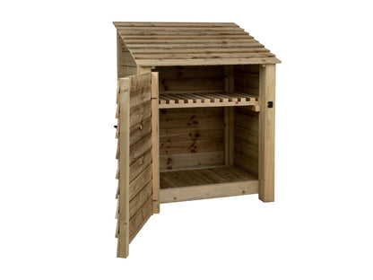 Wooden Garden Tool Storage with Shelf W-99cm, H-126cm or 180cm, D-88cm