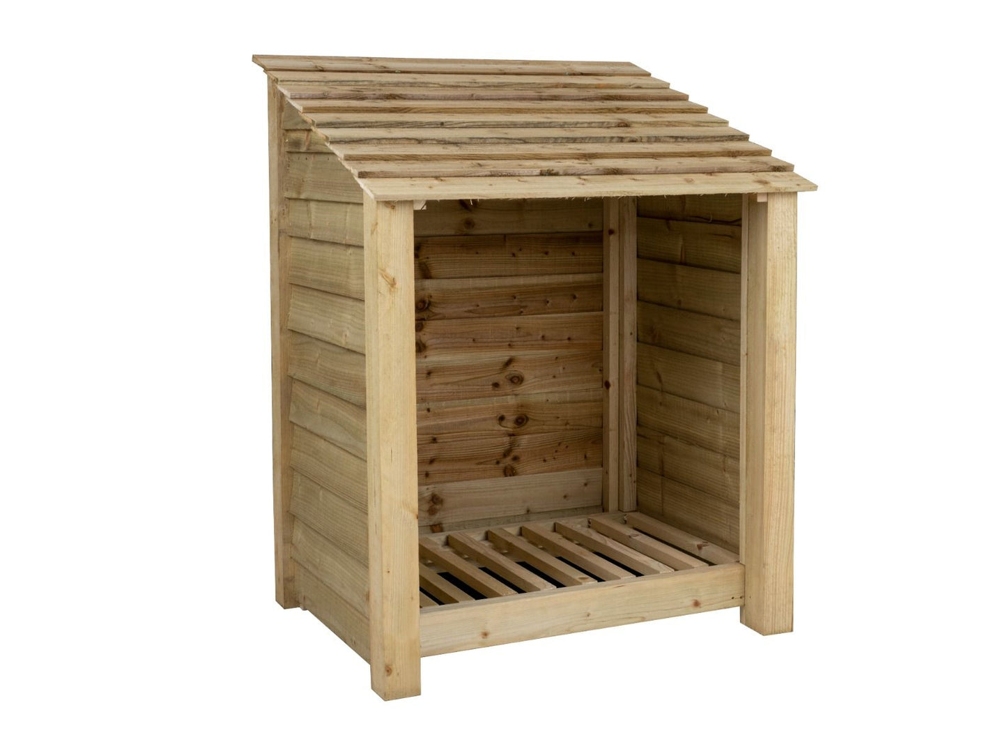 Wooden Log Store W-99cm, H-126cm Or 180cm, D-88cm