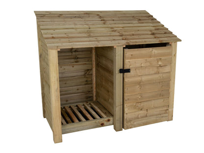 Wooden Garden Tool Storage W-146cm, H-126cm or 180cm, D-88cm