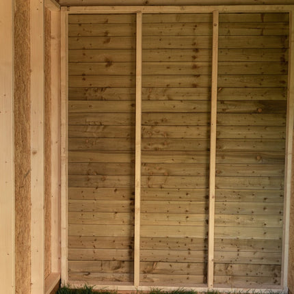 18ft x 12ft Field Shelter with Storage/Tack Feed Room V.4