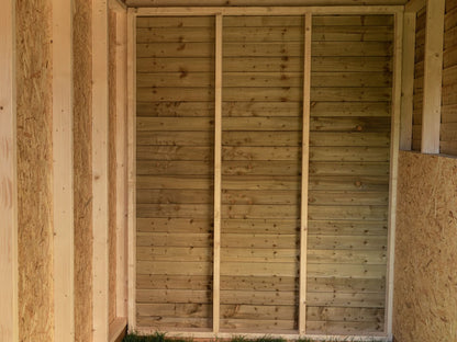 18ft x 12ft Field Shelter with Storage/Tack Feed Room V.4