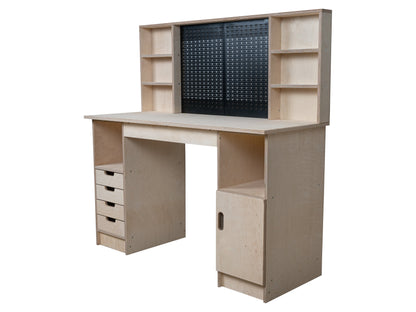Multi-purpose wooden workbench, storage cabinet Olympus-1
