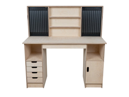 Multi-purpose wooden workbench, storage cabinet Olympus-1