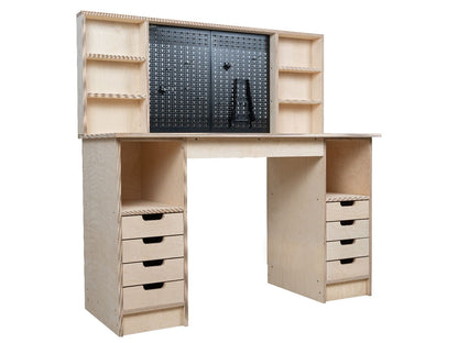 Multi-purpose wooden workbench, storage cabinet Olympus-2